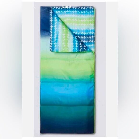 Sun Squad Kids' Printed Sleep Bag with Carrying Bag Stripe NWT - Picture 3 of 8